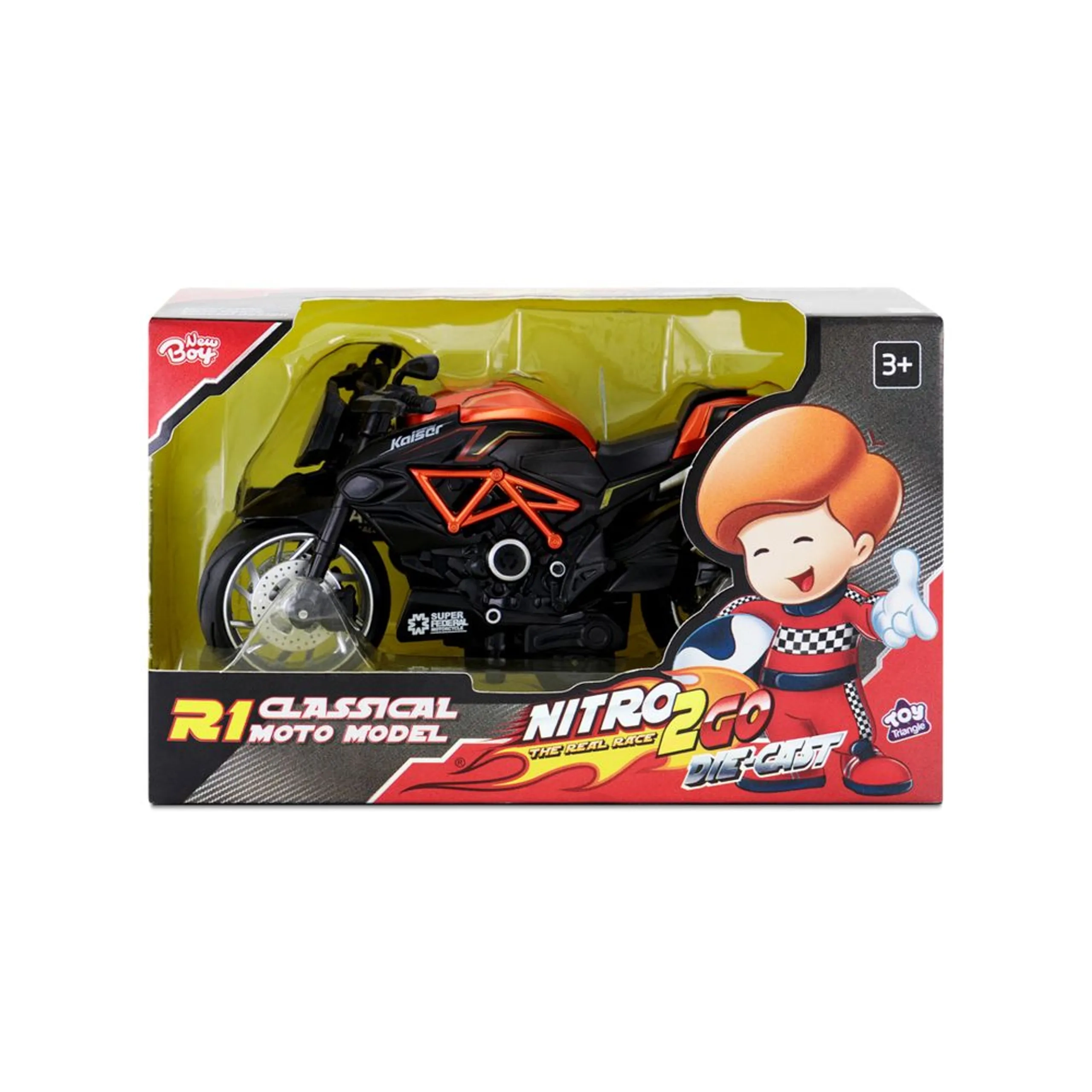 R1 Classical Moto - 1:12 1 Pc