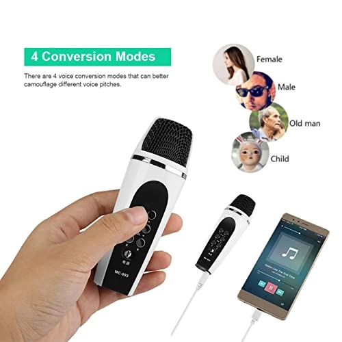 Voice Changer Microphone 3.5mm-Mini-Jack Microphone