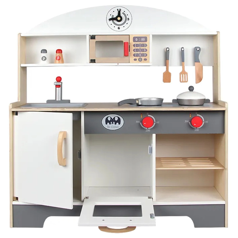 Little Angel Wooden Kitchen Kids Playing Toy Set (GF-MSN21011)