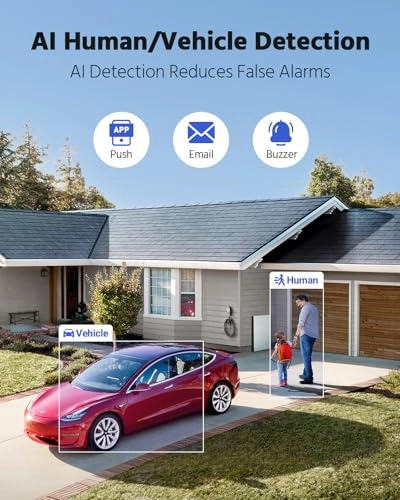 2MP Two-Way Audio Security Camera System - 8pcs 8 channels