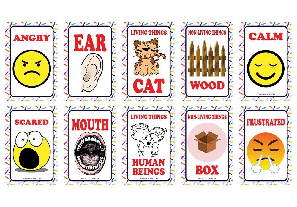 Creanoso Things Learning Cards - Adult 54 pieces