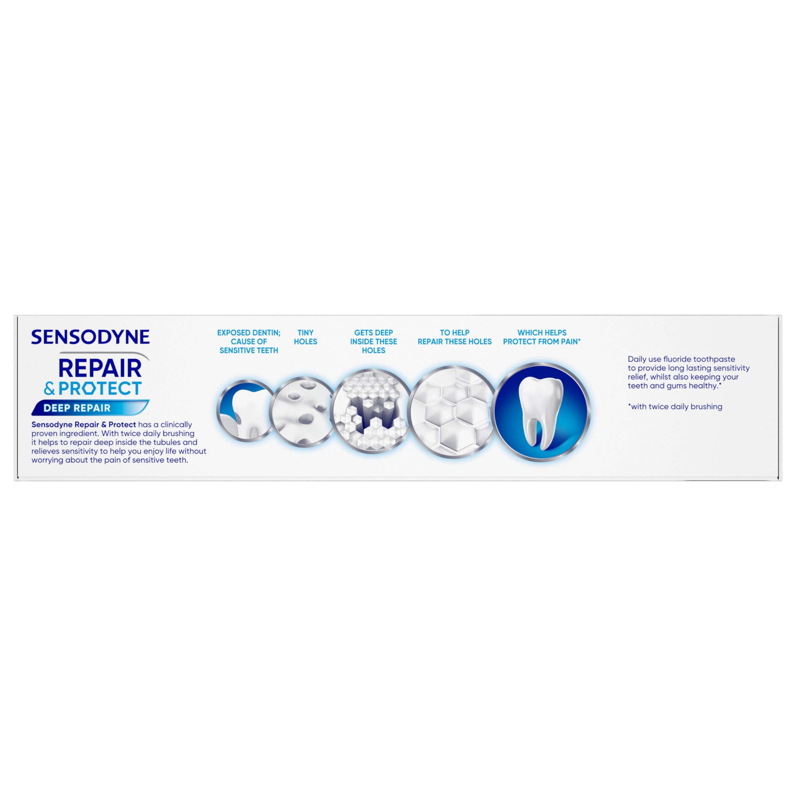 Repair and Protect Whitening Stannous fluoride Toothpaste Adult 6.8 ounces