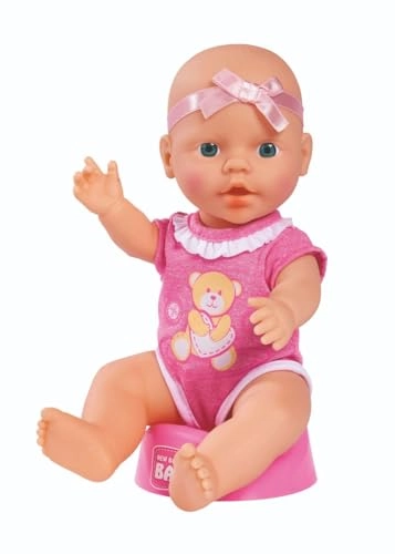 New Born Baby Doll - 30 cm Vinyl Drinking and Wet Function Ages 3+