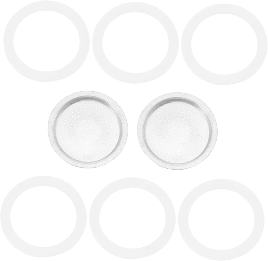 bebemoko Stainless Steel Mesh Filter - 8 Pcs Size 5.6X5.6X0.3CM
