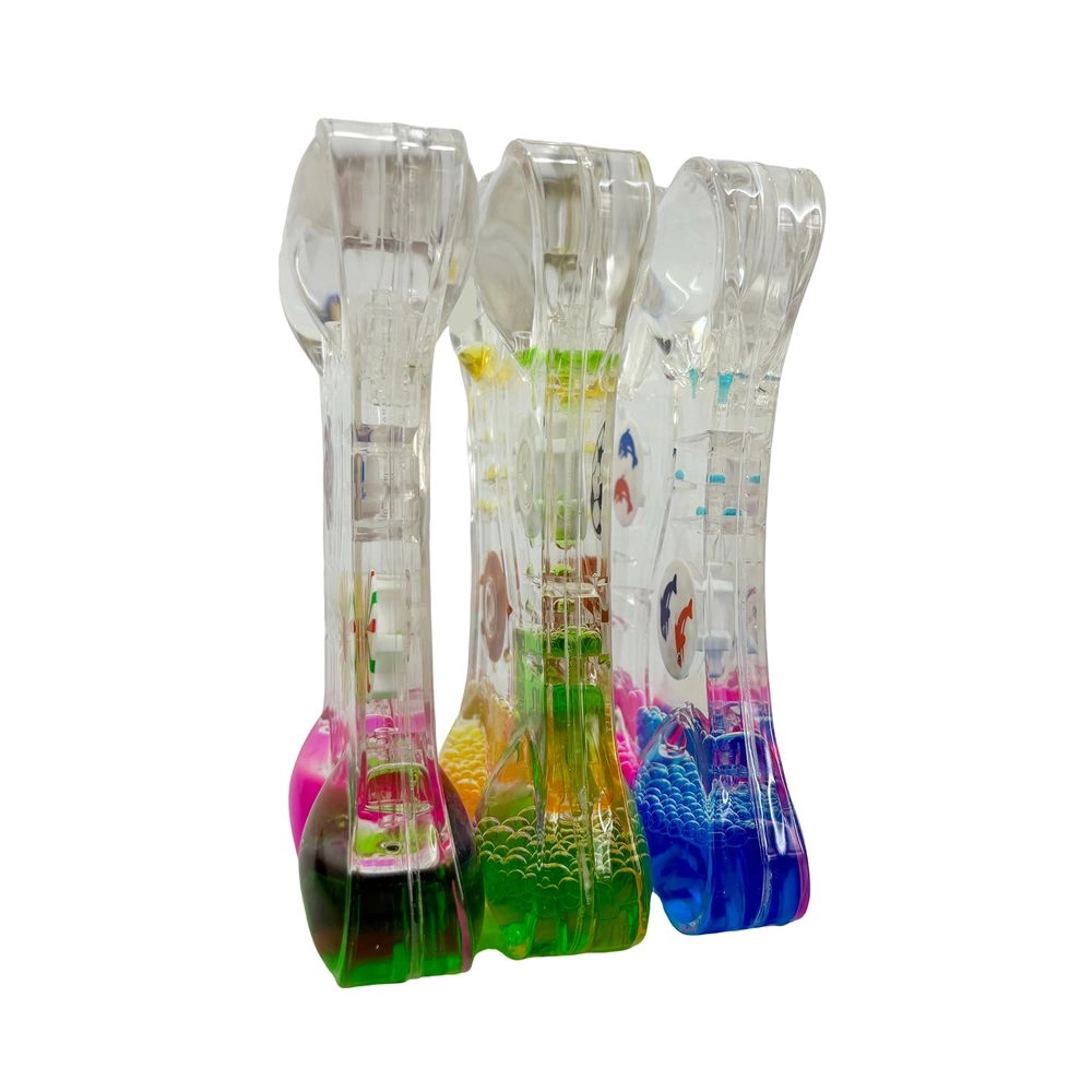 Cobalt Liquid Timer - Dolphin Spinning Wheel Gear