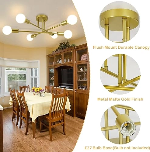 Sputnik Chandelier - Dimmable