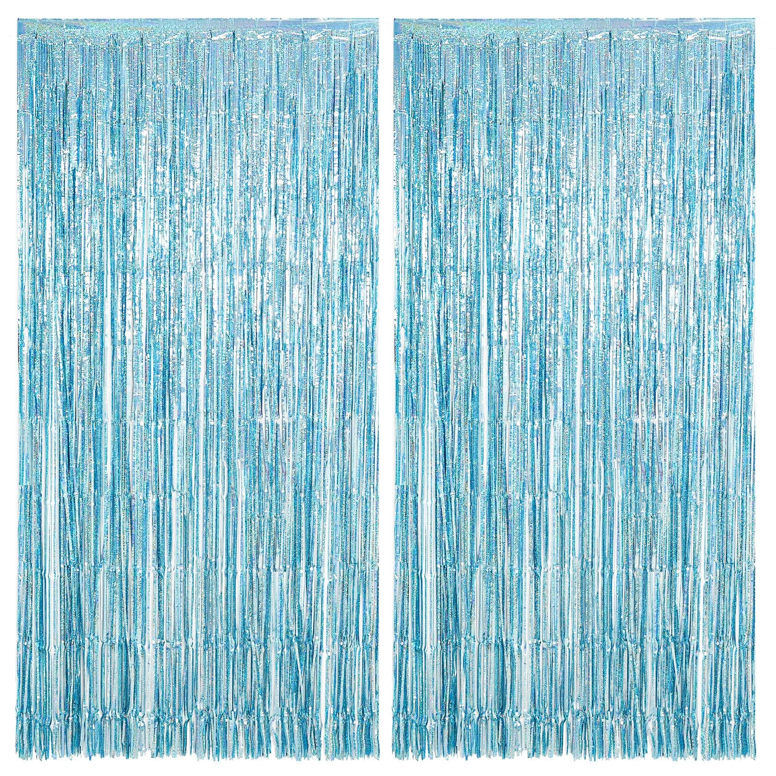 Gold Foil Curtain Backdrop - 2 sets birthday