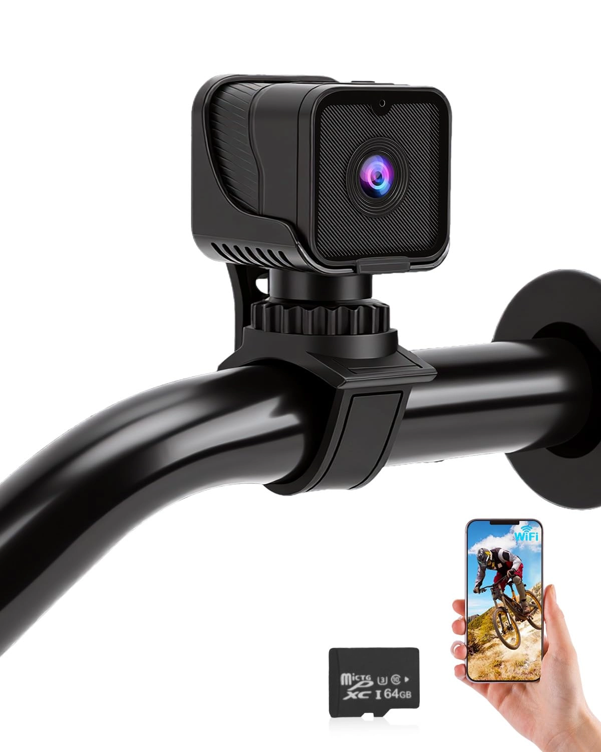 CEMOFE WiFi Action Camera - 64GB 1080P 25FPS