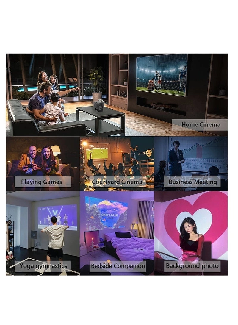 Upgrade Portable Projector 400ANSI 1080P