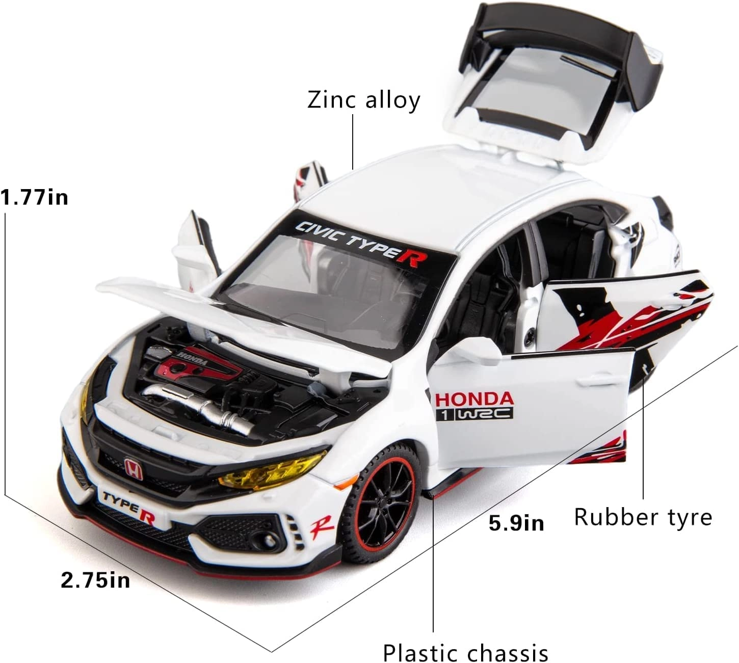 Civic Type-R - 1:32 1 pcs