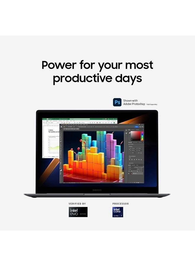 Galaxy Book5 Pro NP960XHA - 16'' Core Ultra 7 258V 32GB DDR5 1TB SSD