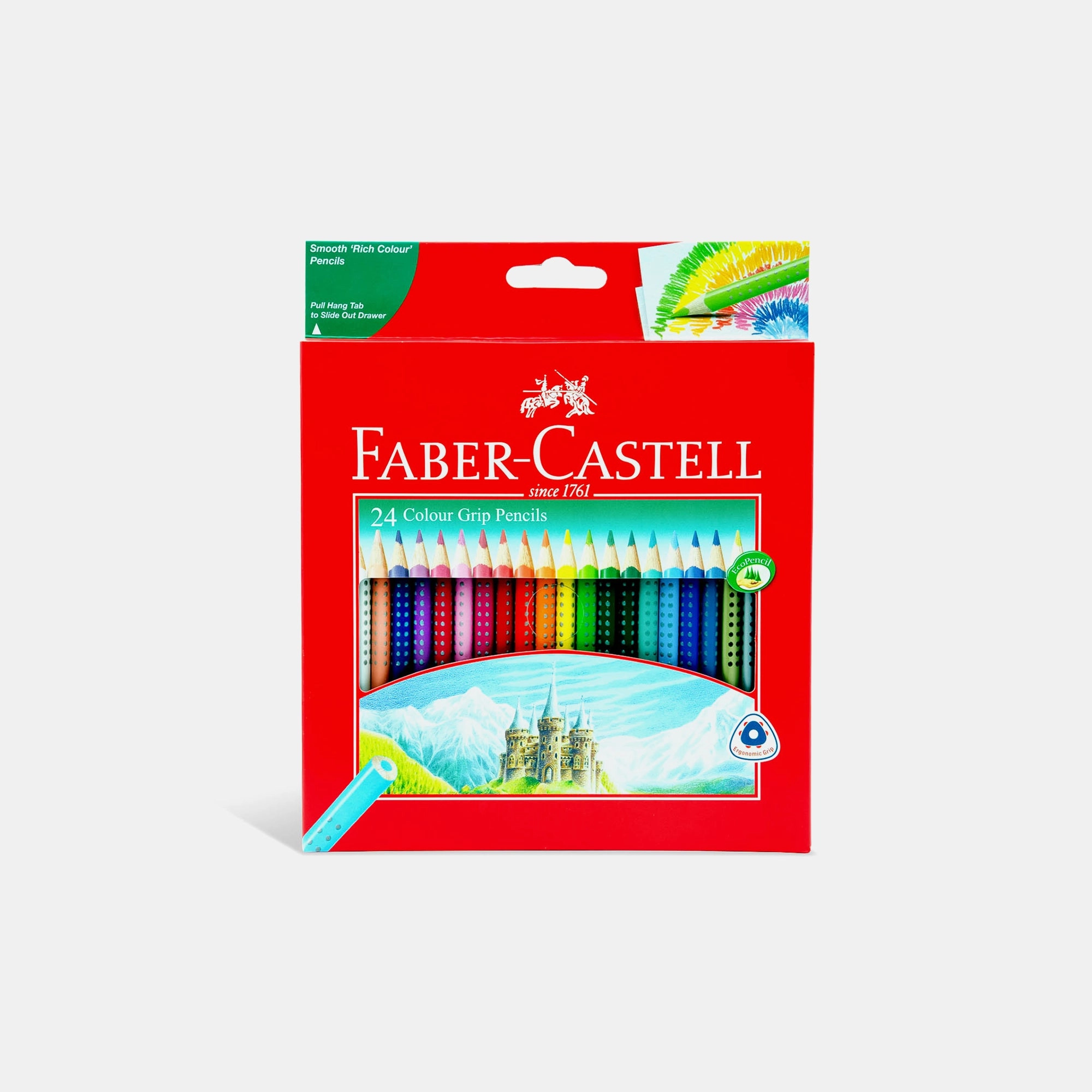 Faber-Castell Grip Colour Pencils - 24 Colours