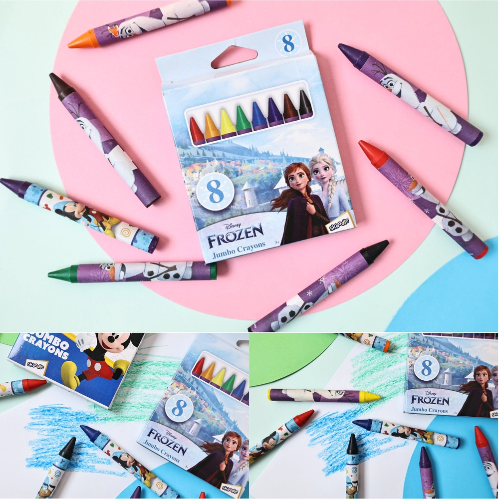 Mickey Jumbo Crayons - 8pcs