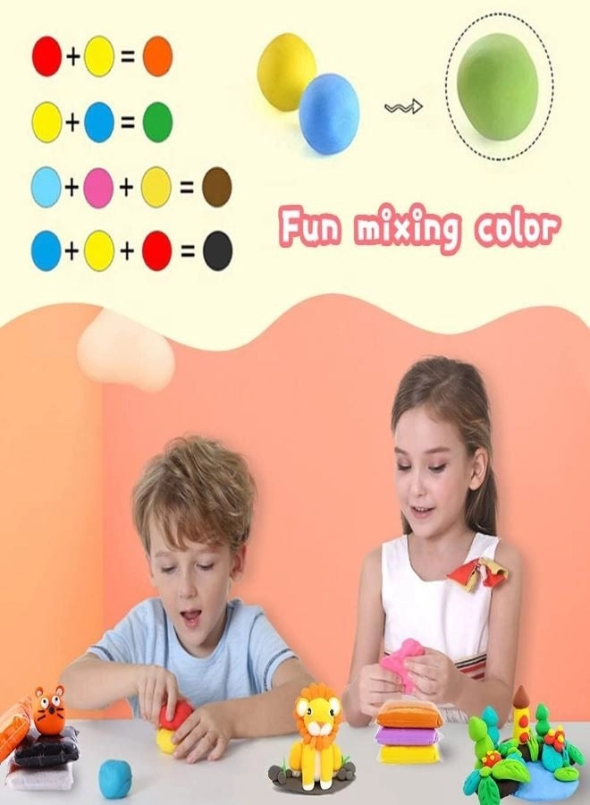 Polymer Clay Kit - Baking with carving tools 36pcs.