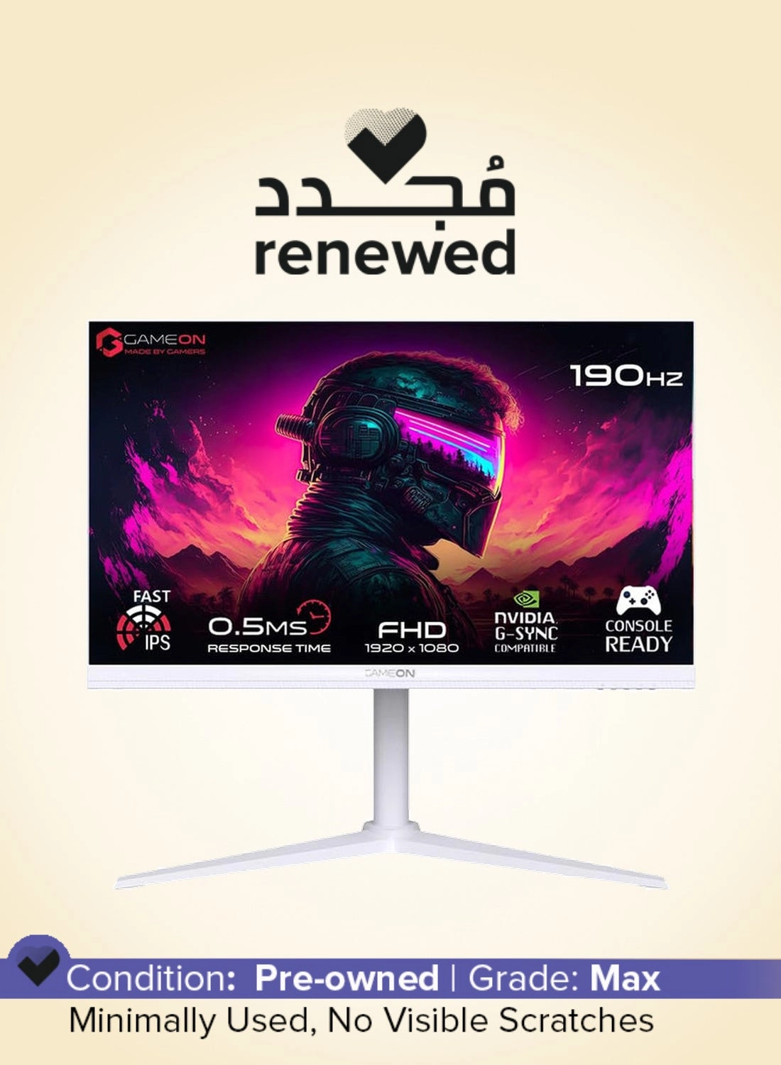 GameOn (Renewed) GOA27FHD190IPS - 27 in 1920x1080