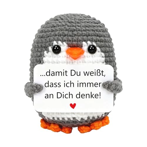 Penguin Positive Penguin 15 cm Knitted - Pocket Hug