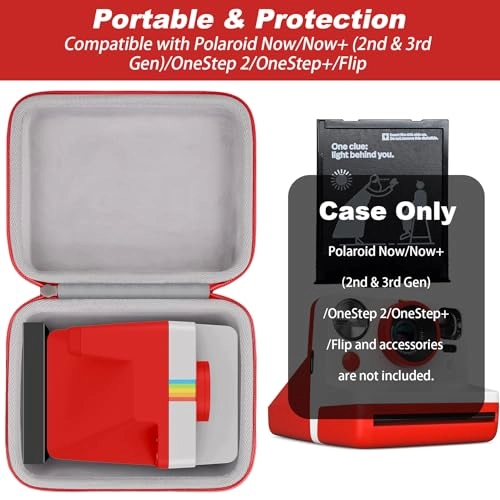 Hard Travel Case - Polaroid I-2, Now+ 2nd Generation I-Type, Originals Now+, OneStep 2, OneStep+ Instant Film Camera