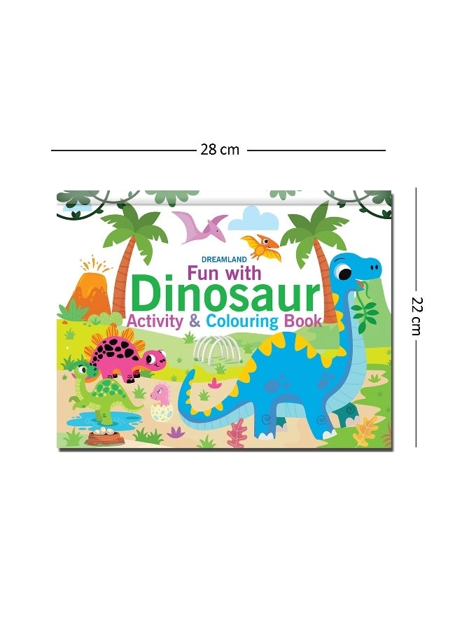 Fun with Dinosaur Activity & Colouring Book