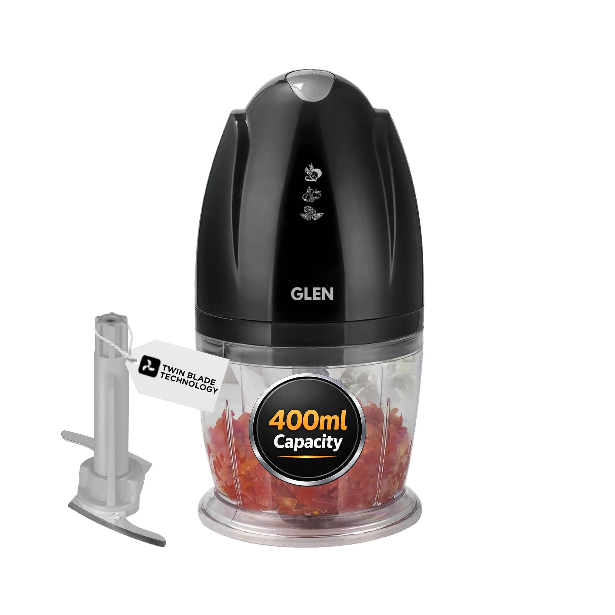 Glen Appliances Pvt. Ltd. Plot No. 919, Sector 68, IMT, Faridabad, Haryana Pincode: 121004 SA4041MCBL - 400ml 230 Volts (AC)