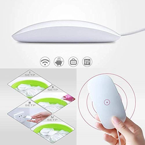 Portable Washing Machine,Turbine Folding Mini Usb Laundry Washer,Perfect For Apartments, Rvs And Small Space Living Shandongmt (Color : B)