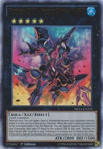 Yu-Gi-Oh! Number C101 Silent Honor DARK MP14-EN218 - 1st Edition