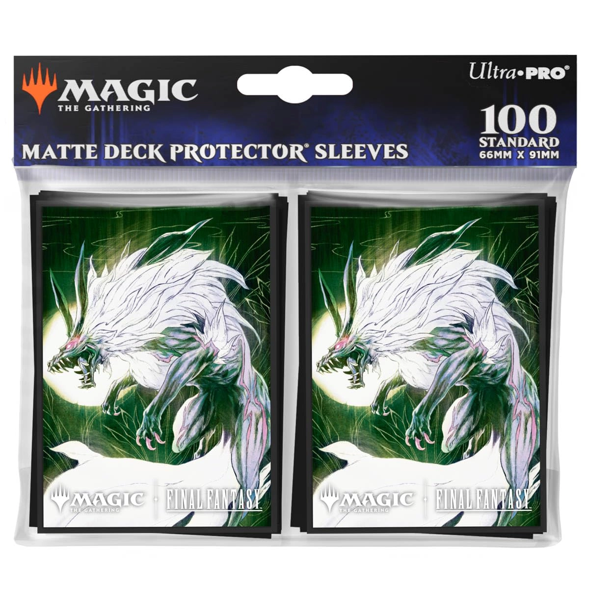 Final Fantasy x Universes Beyond Summon Fenrir Deck Protector Sleeves - 100pcs
