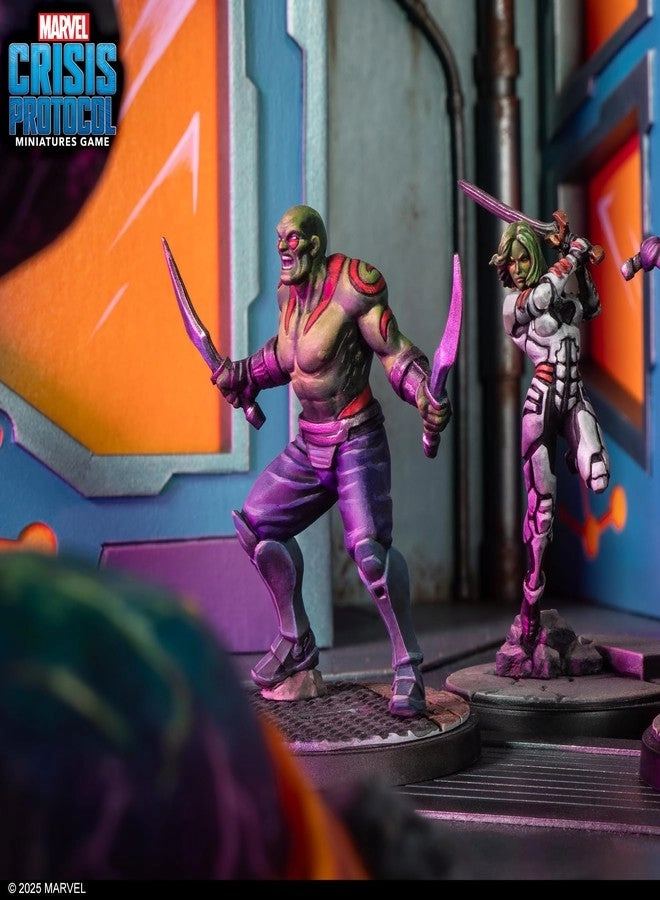 Marvel: Crisis Protocol The Galaxy's Deadliest Affiliation Pack - Tabletop Superhero Game