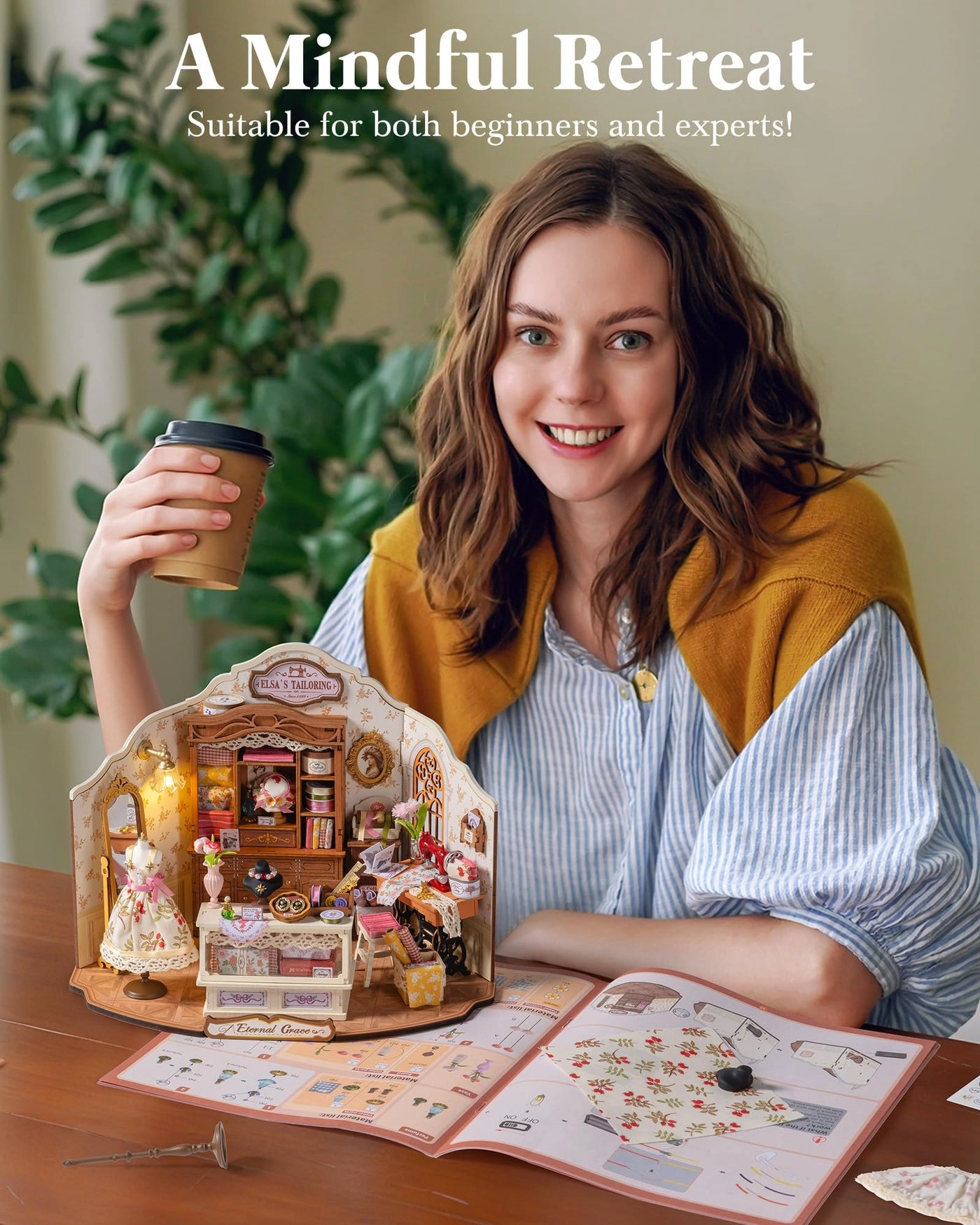 Elsa's Tailoring - DIY Miniature House Kit