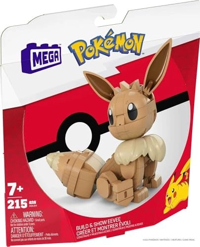 Pokémon Build & Show Eevee - Articulated 4 Inches Tall