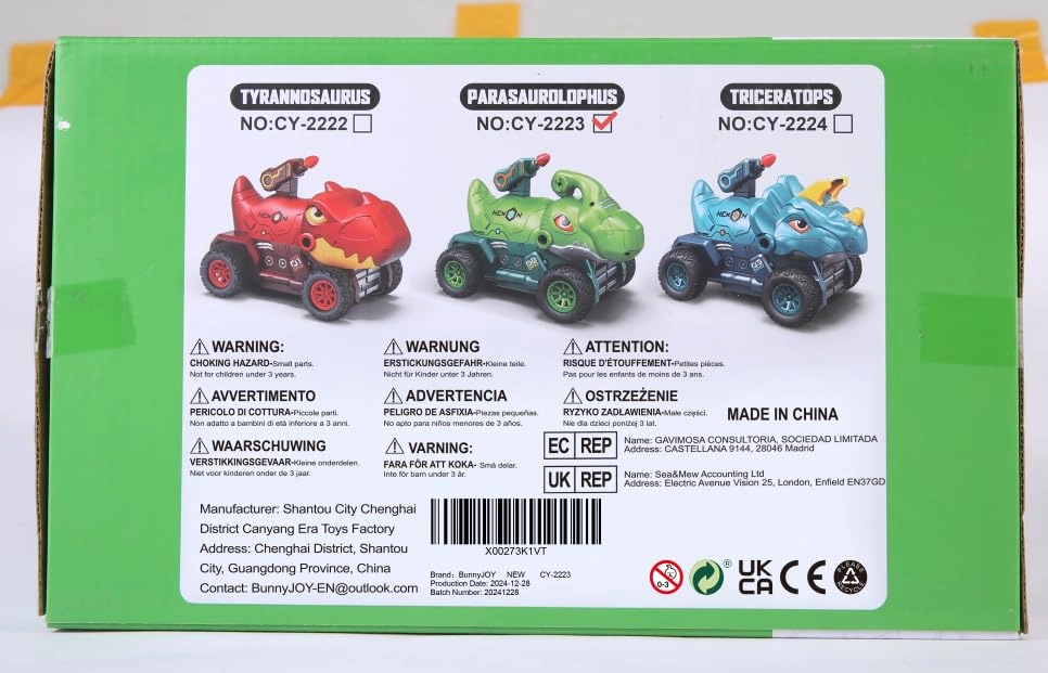 Grüner Dinosaurier-LKW - 7pcs