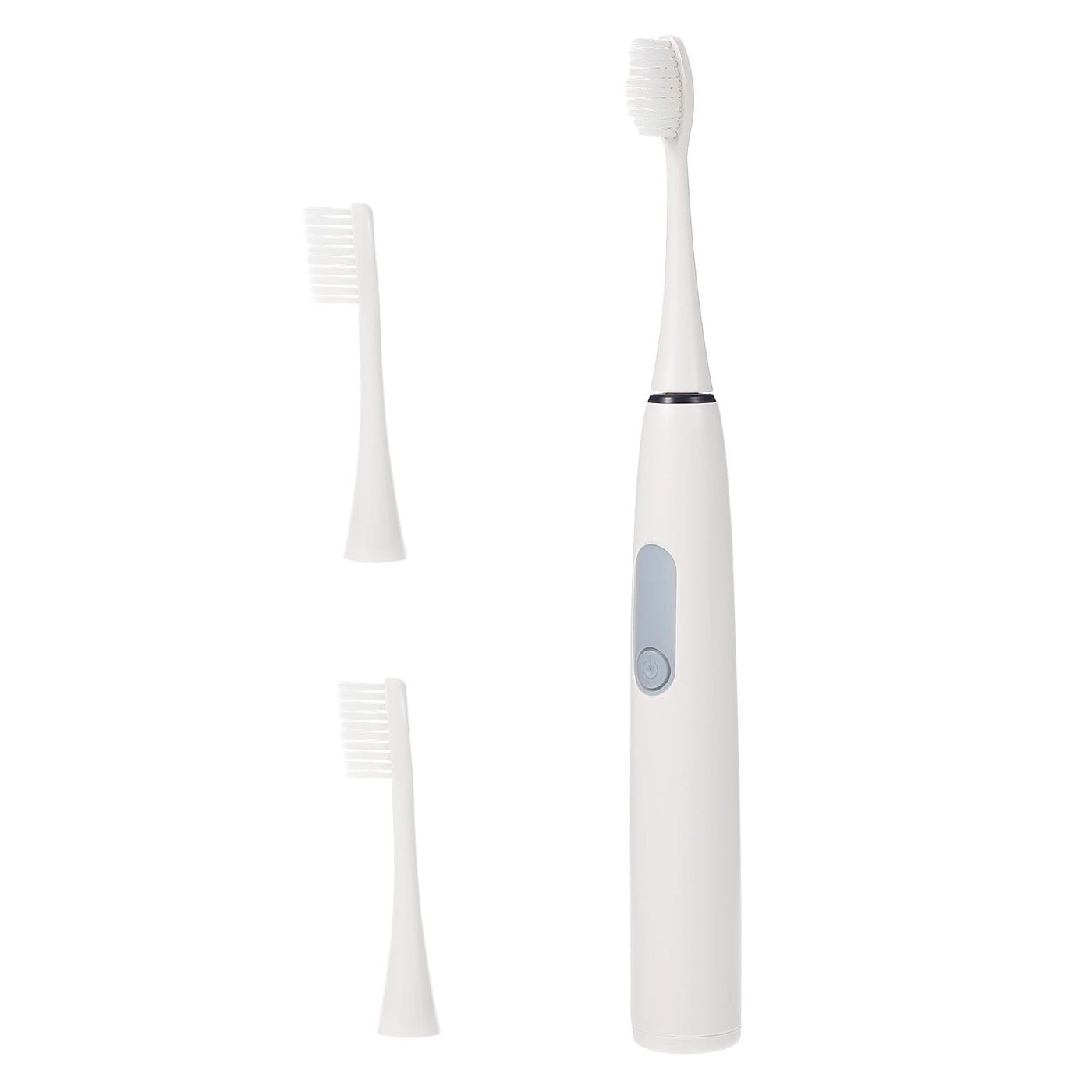 Waterproof electric toothbrush - Adults Soft Bristles Light Gray