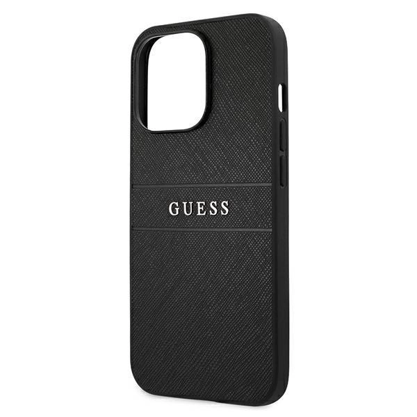 GUHCP13XPSASBBL PU Saffiano Leather Case for iPhone 13 Pro Max