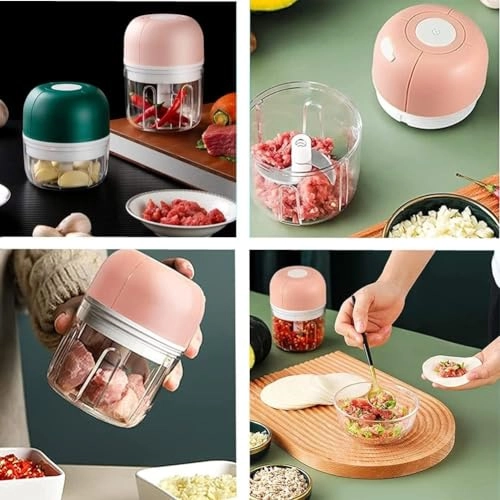 Mini electric garlic chopper - 250ml USB Charging