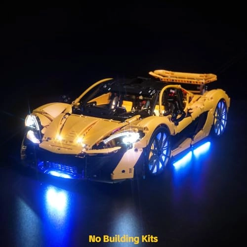 LED Light Set Compatible with 42172 McLaren P1 - 73 light sources USB powered