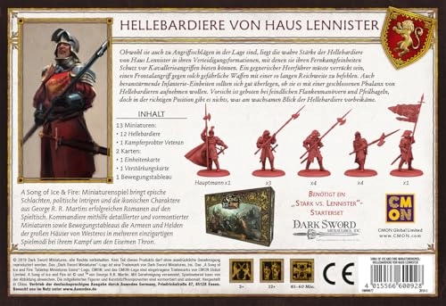 A Song of Ice & Fire: Hallebardiere von Haus Lannister (German)