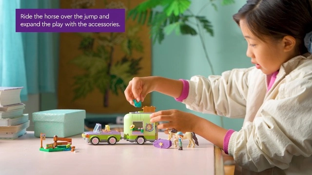 Friends Horse & Baby Foal Trailer (42695)