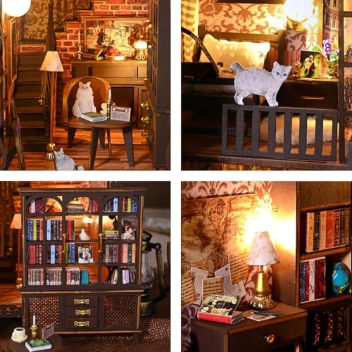 Book Nook Kit - 3D DIY Miniature Garden House