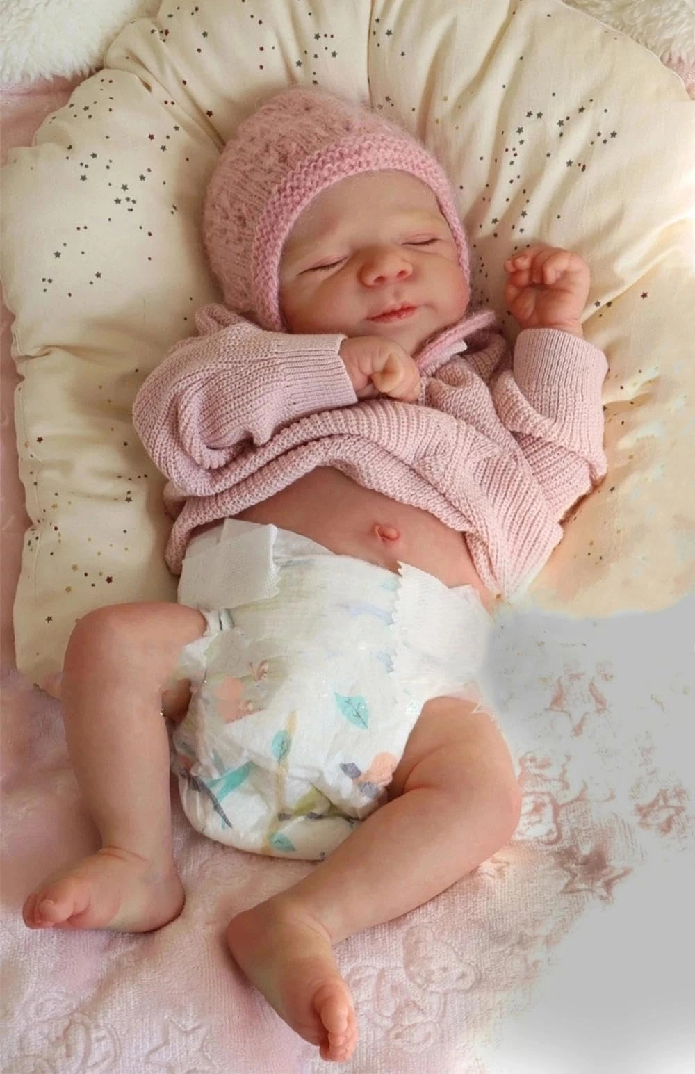Reborn Baby Doll - 48 cm Full Silicone