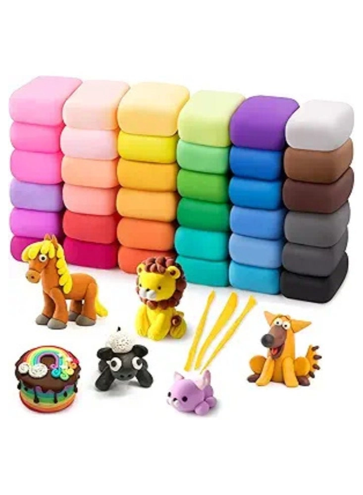 Generic Air Dry Clay Kit - Super Light Modeling Clay 36 pcs.