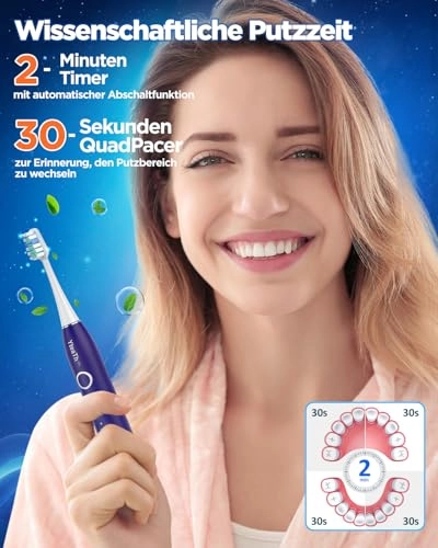 Y08U - 8 Brush Heads 120 Days Battery Life USB C