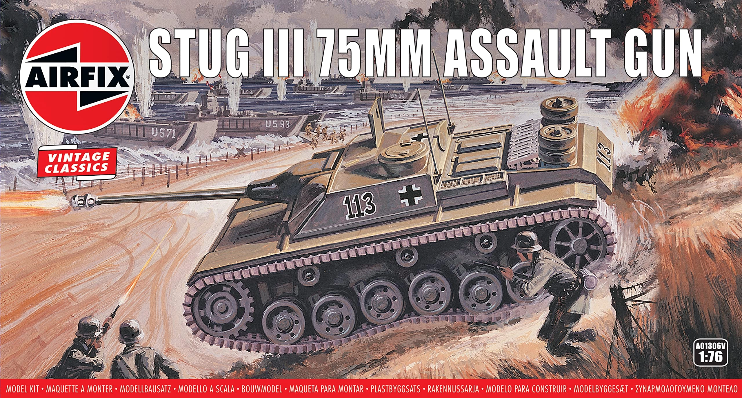Hornby Hobbies Stug III Model Kit (A01306V) - 1:76