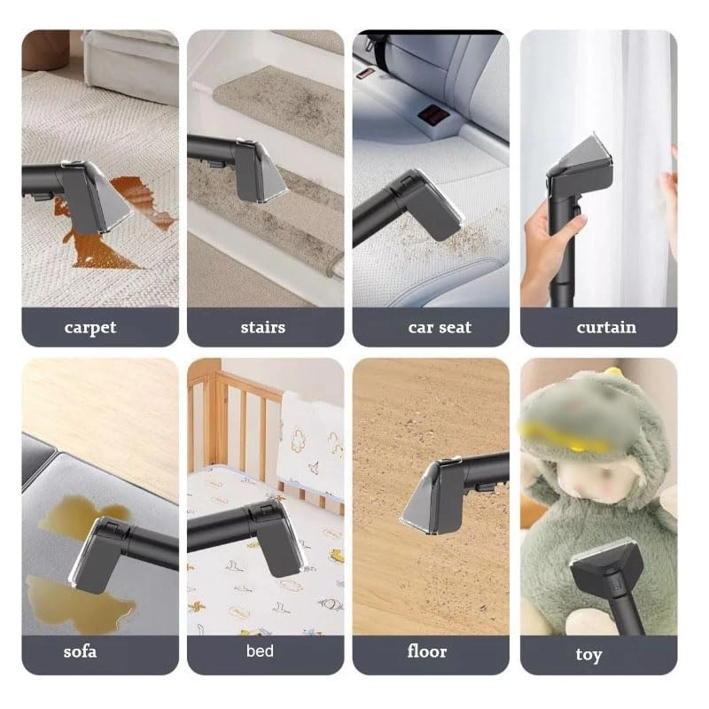 Handheld Carpet & Upholstery Cleaner - 450W 12KPa 1.5m Hose