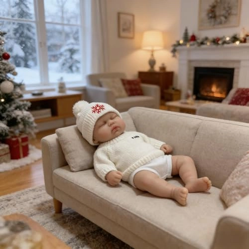 Reborn Baby Doll - 12 inch Vinyl Girl Ages 3+