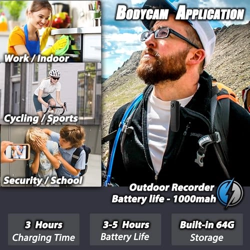 Body Camera - 1080p 64GB