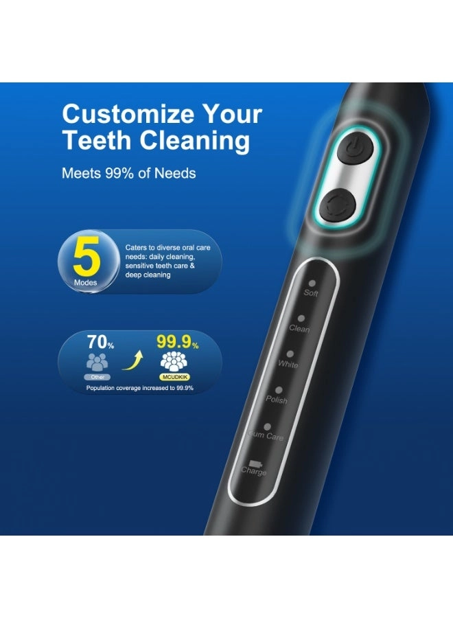 E7 - 360° Rotating 8 Brush Heads IPX7 Waterproof