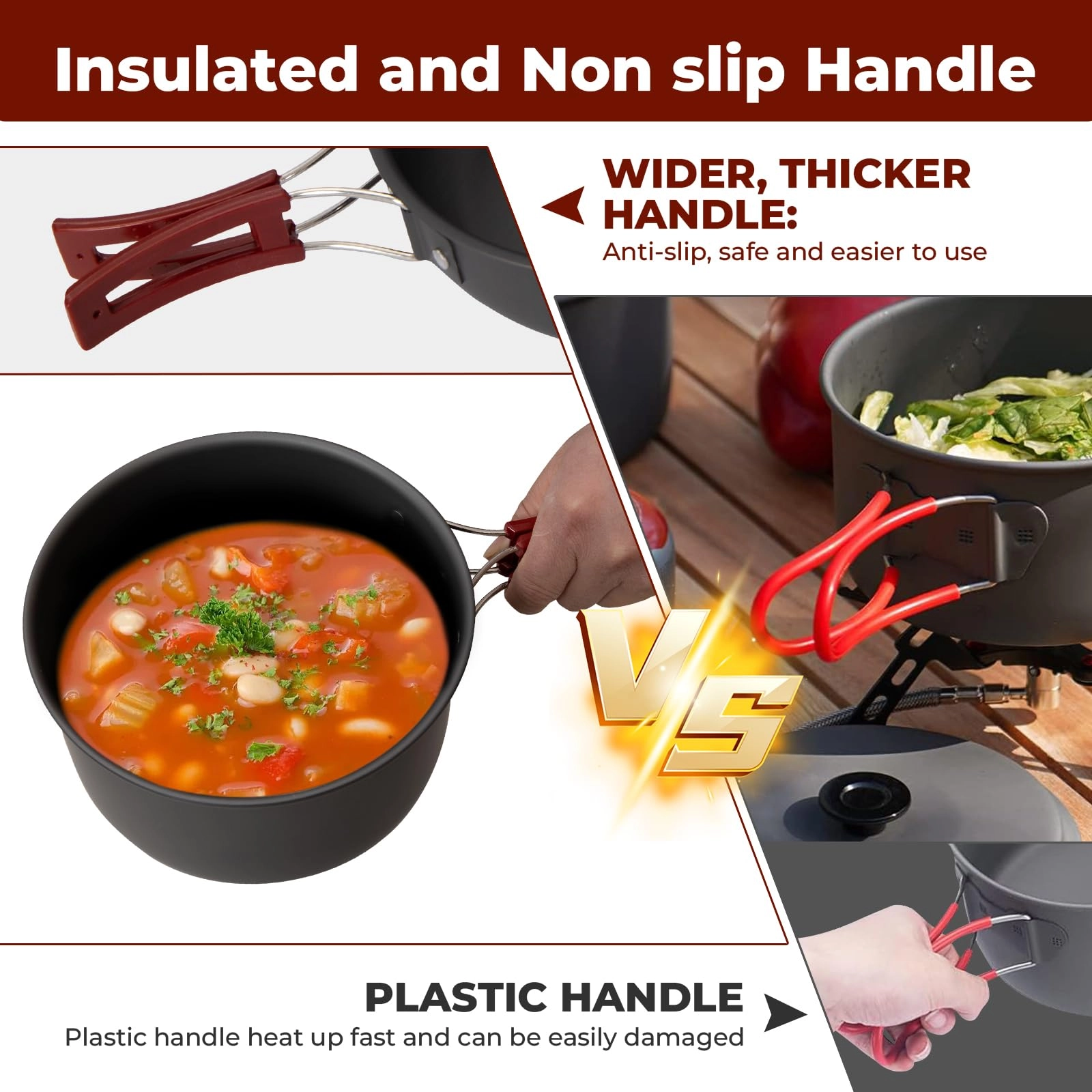 Camping Cookware Mess Kit - 13 piece(s)