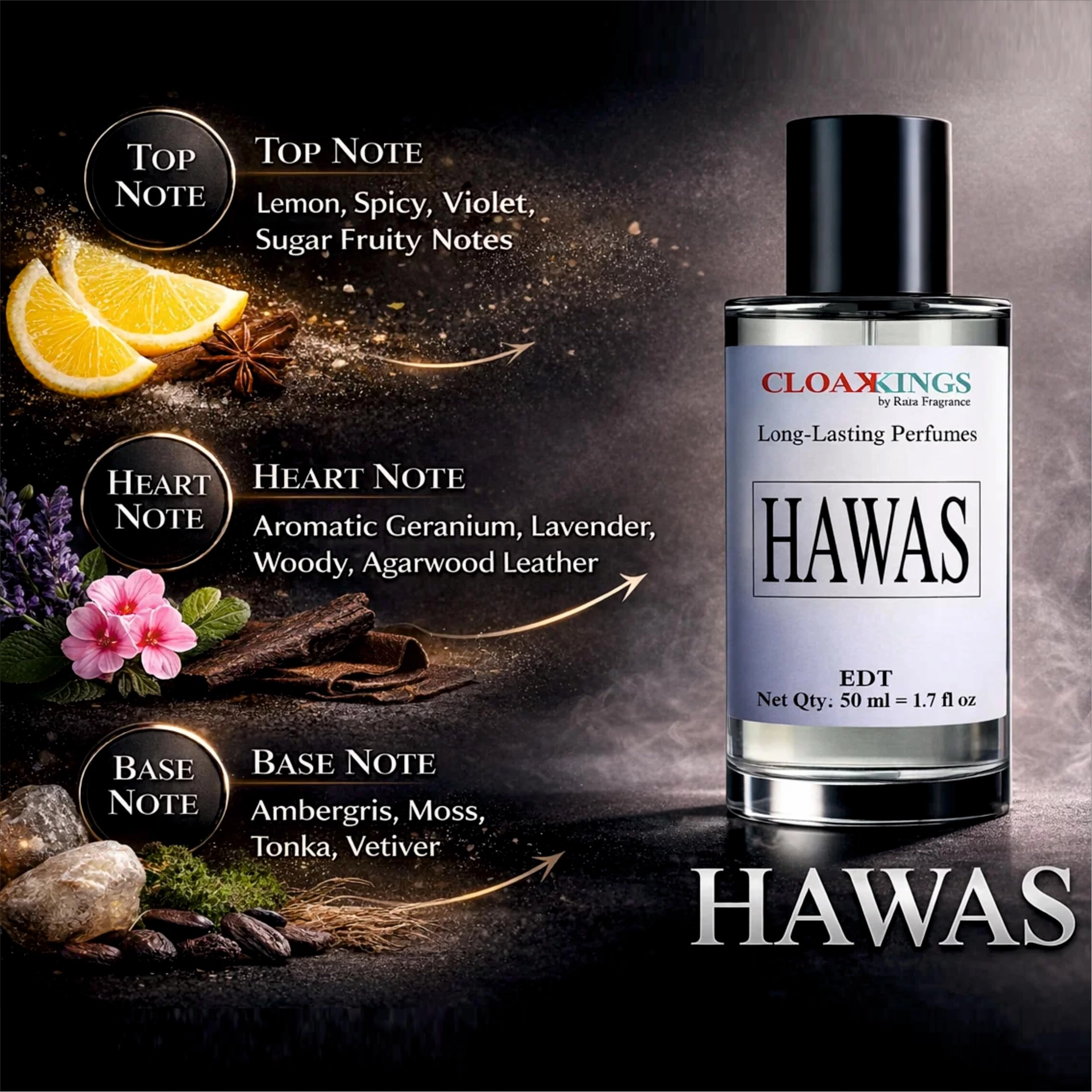 HAWAS Eau de Parfum 50 ml