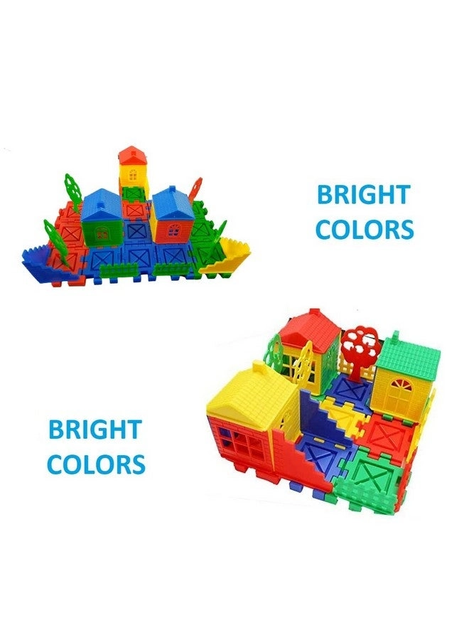 House Building Blocks - Construction 45 pcs