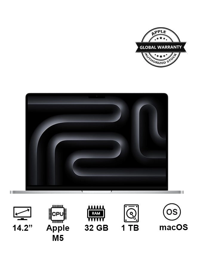 MacBook Pro MJ3E4AB/A - 14.2'' M5 Chip10-Core CPU 32GB DDR4 1TB SSD