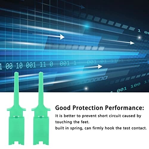 Flat Test Hook - 20pcs Green